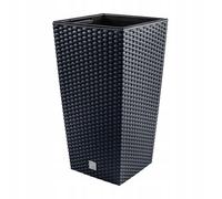 Maceta Alta Con Inserto Cuadrada Para Flores