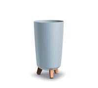 Maceta alta con patas GRACIA TUBUS SLIM Gris claro, 19,5x19,5x36,5 cm