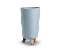 Maceta alta con patas GRACIA TUBUS SLIM Gris claro, 23,9x23,9x44,5 cm