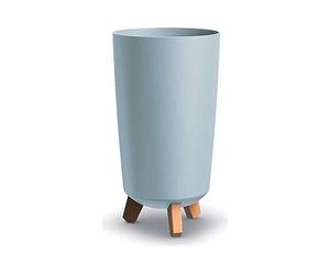 Maceta alta con patas GRACIA TUBUS SLIM Gris claro, 23,9x23,9x44,5 cm