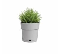 Maceta Artevasi Capri Large Autorriego 30 cm Gris Claro