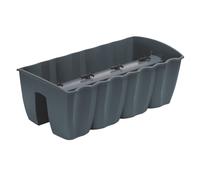 Maceta balcón universal Prosperplast para balaustrada 18L modelo DCRO600
