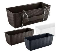 Caja balcón Ratolla antracita 49x16x17,5cm