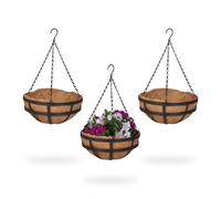 Maceta colgante cesta suspendida tiesto decorativo 10 kg jardinera colgante
