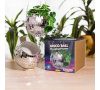 Maceta colgante de bola de discoteca (6 pulgadas), macetas colgantes para plantas de interior, disponible en tamaños de 4 pulgadas, 6 pulgadas y 8 pulgadas