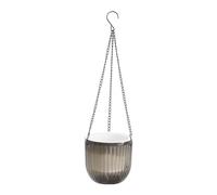 Maceta colgante de riego automático con material PET transparente, sistema de drenaje y ventilación, cuerda de algodón que proporciona humedad para un crecimiento saludable de las plantas en