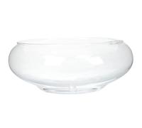 Maceta con forma de loto pecera de cristal de 6 inch redonda con forma de flor de loto cuenco transparente para nenúfares cuenco de cristal decorativo para flores plantas suculentas peces decoración d