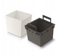 Maceta con inserto DURS240L blanco mate