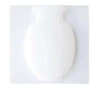Maceta Con Pegatinas De Pared, Florero De Silicona Sin Rastro, Macetero Decorativo Sin Perforación, Elegante Contenedor De Pared Adhesivo | Soporte De Exhibición Floral Moderno Para Decoración De Sala