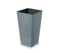 Maceta cuadrada con inserto interior y exterior Prosperplast Furu 26,5x26,5x50cm