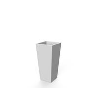 Maceta cuadrada de polietileno newgarden melisa 50 x 49.6 x 50 cm blanco