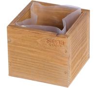 Maceta De Cultivo Y Hierbas Cube - Cubo De Madera Con 1 L De Tierra De Cosecha