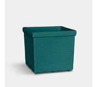 Maceta de exterior cuadrada de LLDPE Millerighe Cuadrado Pequeño - Verde 2