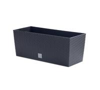 Maceta De Flores Antracita 510Mm X 190Mm X 180Mm Macetero De Ratán