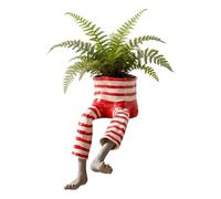 Maceta de interior genérica - Jardinera a rayas en pies | Macetas de oficina | para jardineros oficina en casa apartamento alféizar de la ventana balcón salón dormitorio estante restaurante
