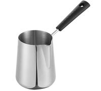 Maceta de leche para estufa, 900 ml/30.43 oz de acero inoxidable mantequilla calentadora con pico y mango de vergüenza, ener