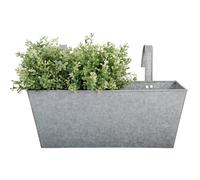 Maceta de metal con caja de balcón de diseño Esschert 40x16