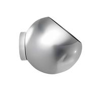 Maceta de pared Globe de AYTM, Ø 17 cm, plateada, acero inoxidable