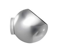 Maceta de pared Globe de AYTM, Ø 21 cm, plateada, acero inoxidable