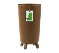 Maceta de patas altas Gracia Tubus Slim Eco Wood DGTL240W Naturo Eco
