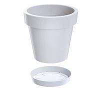 Maceta de plastico Lofly en color blanco 29,3 (largo) x 29,3 (ancho) x 27,1 (alto) cm