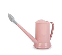 Maceta de plástico para plantas de interior y exterior, regadera ligera de jardín con tamaño de 15 x 22 cm, riego de flores de pequeña capacidad para balcón y (rosa)