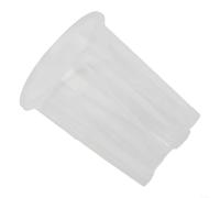 Maceta de plástico transparente con orificios de drenaje funcionales para plantación de orquídeas y suculentas, diseño ligero y práctico (10 cm)