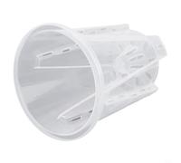 Maceta de plástico transparente con orificios de drenaje para cultivar orquídeas y otras plantas epífitas en interiores (12 cm)