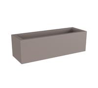 Maceta de polietileno newgarden 100 x 32 cm marrón
