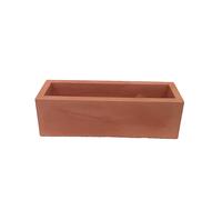 Maceta de polietileno newgarden 100 x 40 cm naranja