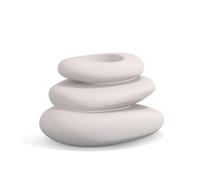 Maceta de resina 75x62 Blanco mod. Eden Pot