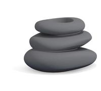 Maceta de resina 75x62 decoración feng shui en varios colores mod. Eden Pot