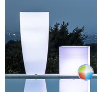 Maceta de Resina Mod. Agave Redonda Con Luz