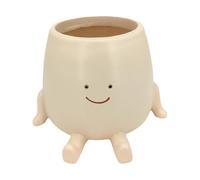 Maceta de Resina para Sentarse, Soporte Decorativo, contenedor novedoso para Plantas, para Manualidades de jardín en casa, Regalo para Amantes de Las Plantas para Estante de Escritorio