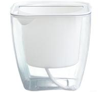 Maceta de riego automático, 1 pieza de plástico ABS transparente con sistema de succión automático hasta 30 días, estilo moderno (G106)