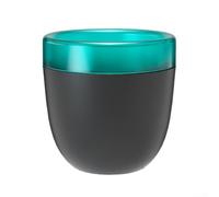 Maceta de riego automático con contenedor de agua para uso doméstico y de oficina, apoyando el desarrollo saludable de las plantas (negro)