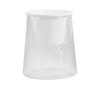 Maceta de riego automático, maceta transparente para el hogar, oficina, jardín, moderno forro de PET transparente de 4.7 pulgadas (transparente 150#)