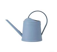 Maceta de riego de plástico de 1,8 L con mango equilibrado y boquilla de vertido suave para mantenimiento de plantas de patio y balcón interior (azul)