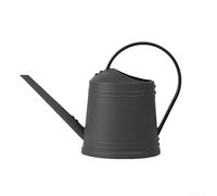 Maceta de riego de plástico de 1,8 L con mango equilibrado y boquilla de vertido suave para mantenimiento de plantas de patio y balcón interior (gris)