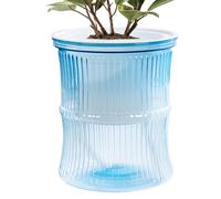 Maceta de riego interior,Maceta de riego automático, Recipientes para plantas en macetas pequeñas Macetas con depósito de agua, Jardinera de a prueba de fugas para, baño, dormitorio, sal
