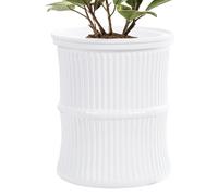 - Maceta de riego para interiores, recipientes pequeños para plantas en maceta, a prueba de fugas, macetas de riego para balcón, baño, dormitorio, sala de estudio, sala de estar