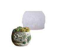 Maceta de silicona con patrón de caballo creativo para manualidades de resina y suculentas, decoración de hormigón