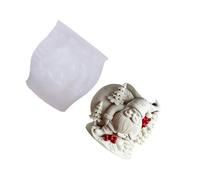 Maceta De Silicona Con Temática Papá Noel Para Obras Arte Resina Navideña Y Artículos Decorativos Donación Elastómero Permanente Decoración Navideña