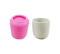 Maceta de silicona de cemento de hormigón maceta en forma de maceta de aromaterapia en forma de vela en forma de yeso epoxi para decoración del hogar