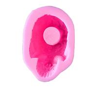 Maceta de suculentas, molde epoxi, yeso, jabón, resina, fundición, adornos para el hogar, cabeza de calavera, cenicero, resina epoxi