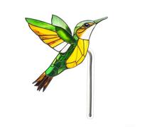 Maceta decorativa acrílica para pájaros y mariposas para uso en jardín, adorno al aire libre que añade capricho y encanto a tu arreglo de plantas (B)