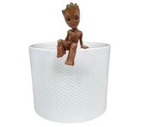 Maceta decorativa colgante de criatura de árbol Groot 10 x 6 cm de plástico - Maceta colgante Disney Universo de Marvel, Pot Buddy, colgante para macetas, estilo moderno para fans, decoración de