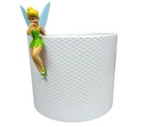 Maceta decorativa colgante de hada Campanilla de 10 x 7 cm de plástico - Disney Maceta colgante, Pot Buddy Peter Pan, colgante para maceta, estilo moderno para los fans de Disney, decoración de jardín