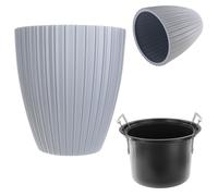 Maceta decorativa KADAX con inserto interior