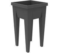 Maceta elevada EDA Urban 38,5 x 38,5 x 68 cm 23 L antracita